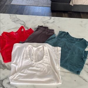 Zyia Size Medium Bundle 3 Tanks and 1 Pants